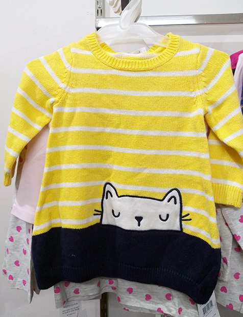 Girls Yellow Sweater